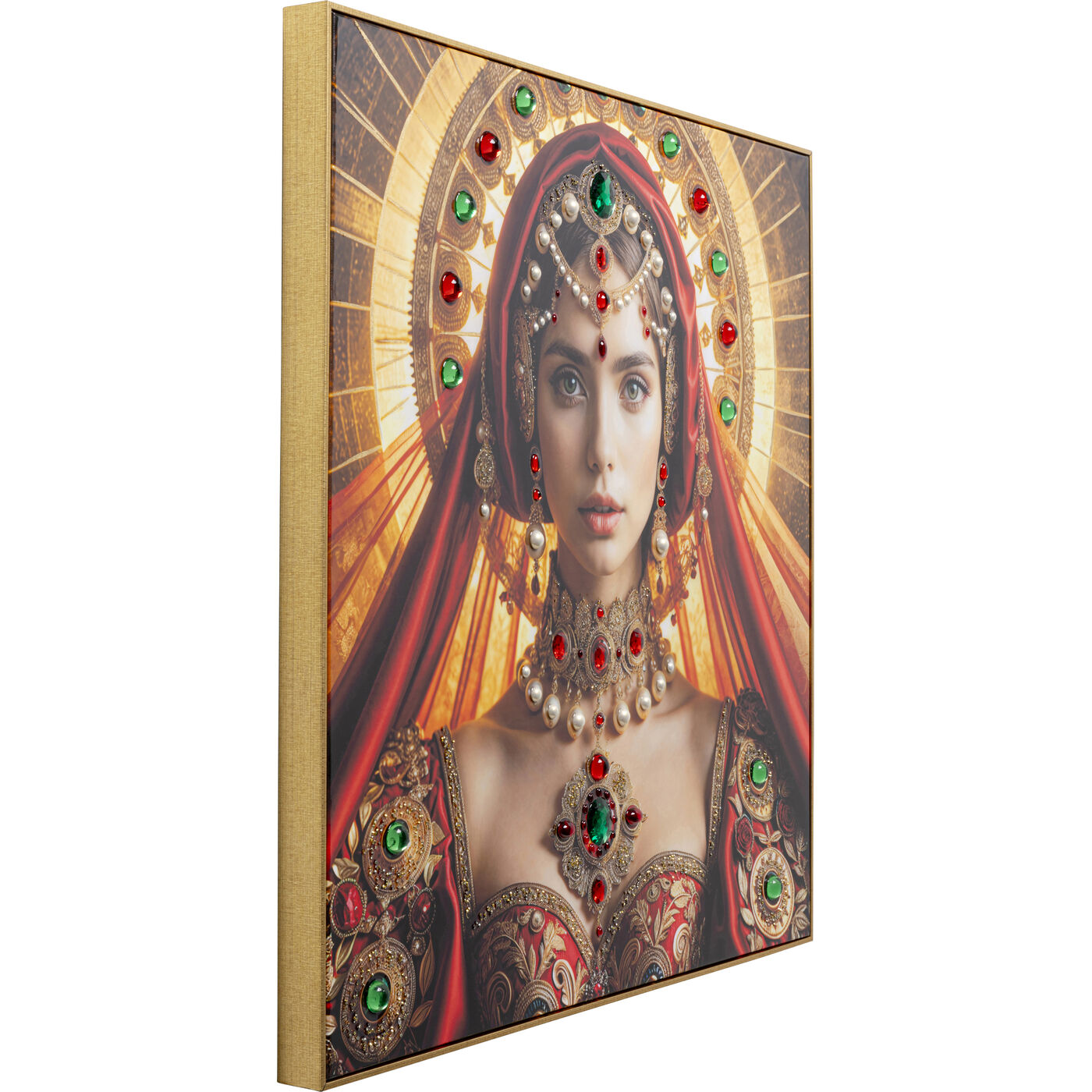 Картина в раме Muse Halo Lady 100x100cm KARE 57550