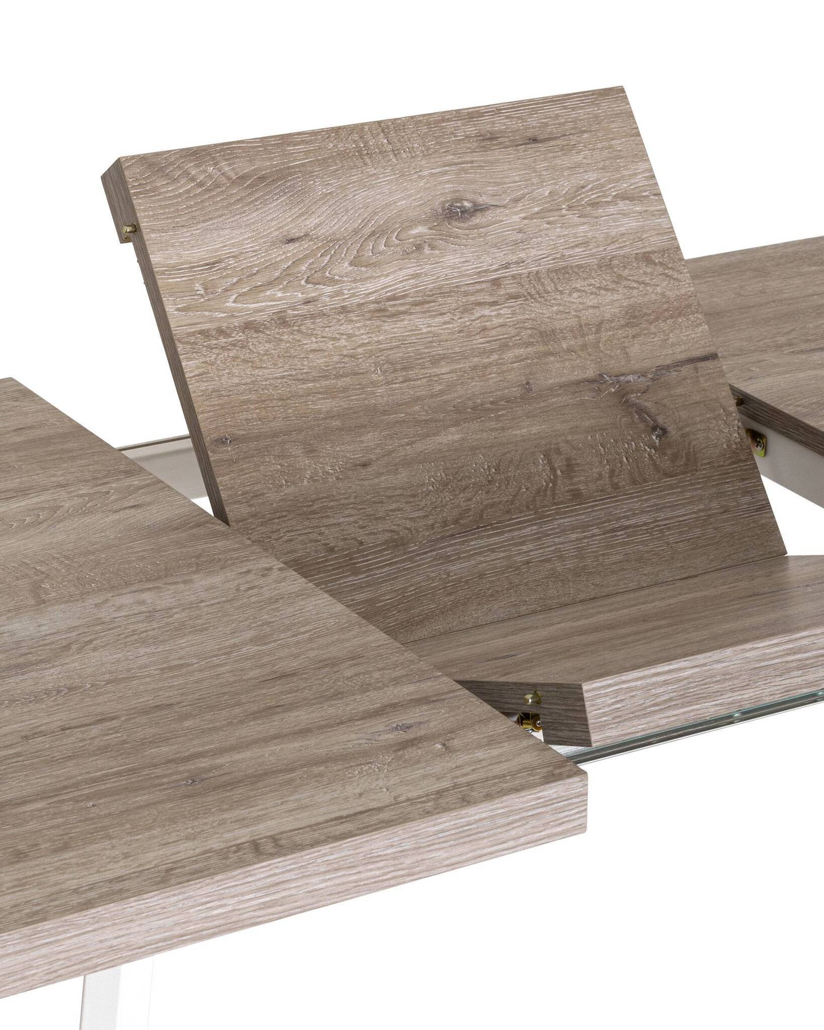 Стол Plain 116-158*74 дуб Ан/белый Stool Group