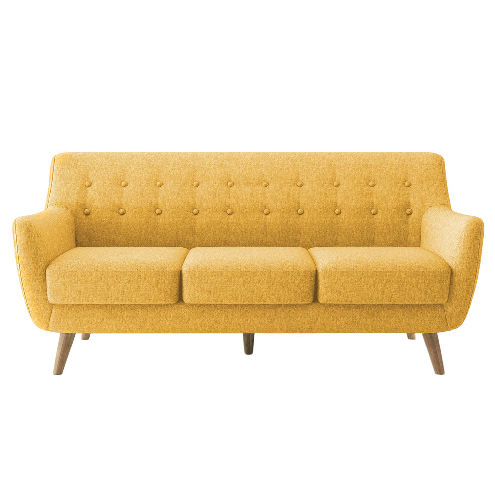 Диван Picasso трехместный горчичный Bradex Home FR 0420