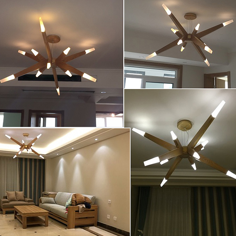 Лучеобразная люстра Flashwood by ImperiumLoft