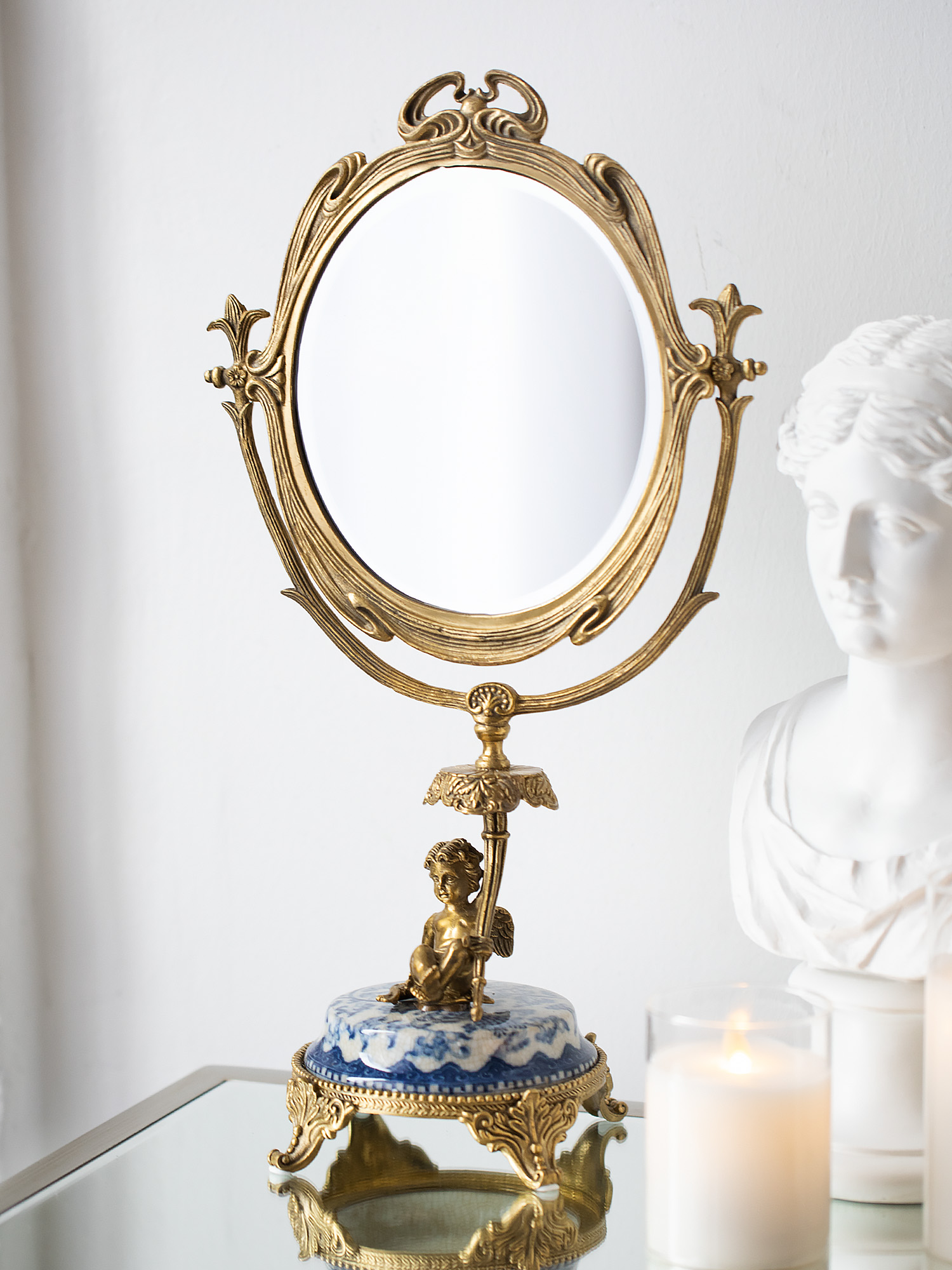 Зеркало настольное Glasar 31G2608/C940HC/HQEN0252