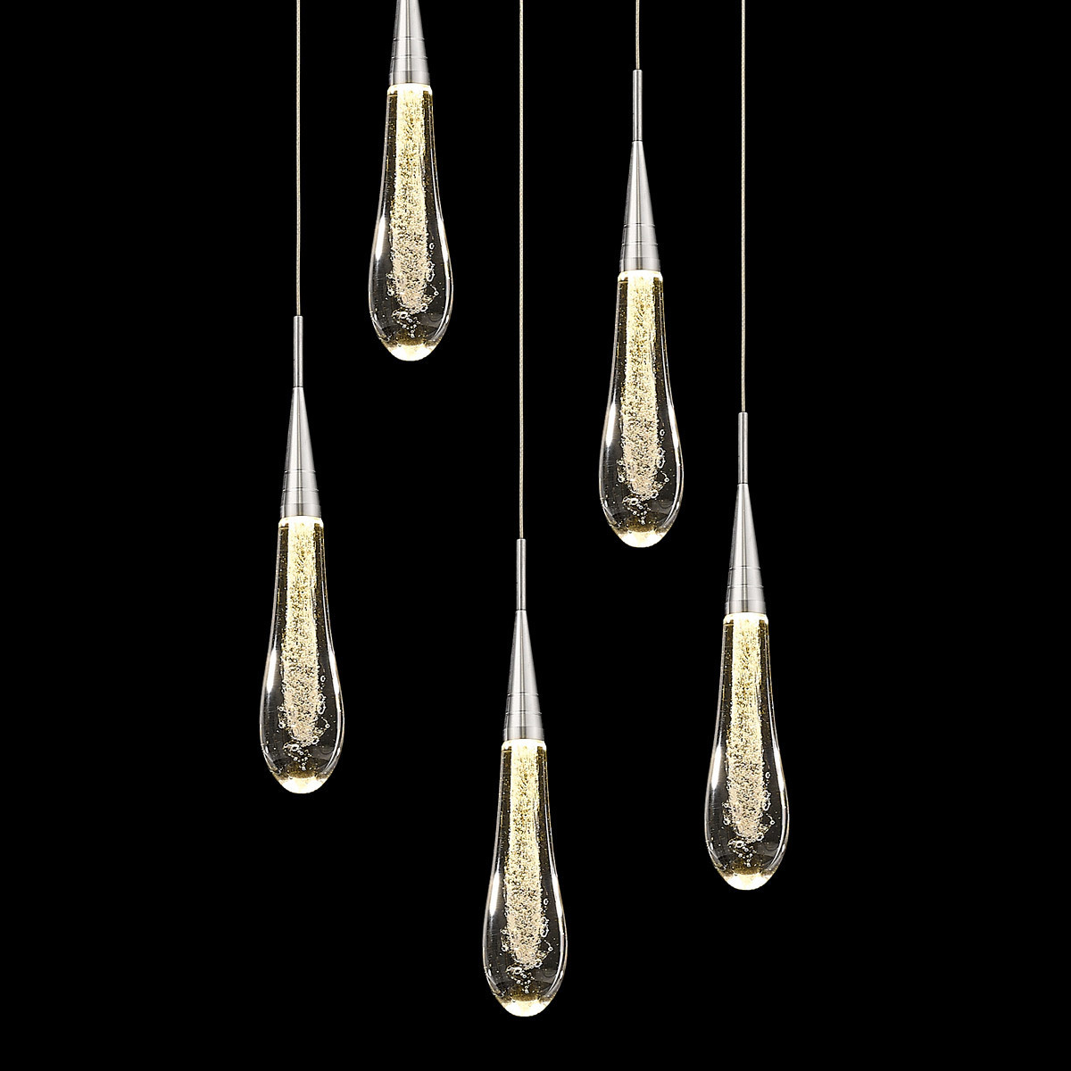 Подвесной светильник  Delight Collection Pour 5 silver