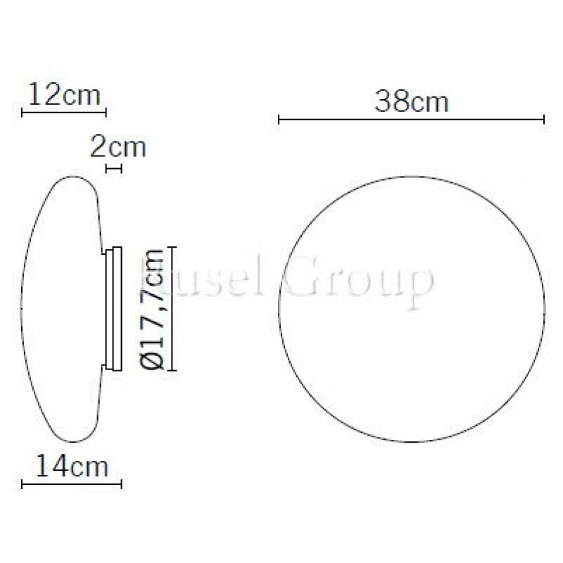 Настенно-потолочный светильник Fabbian Lumi White F07 G11 01