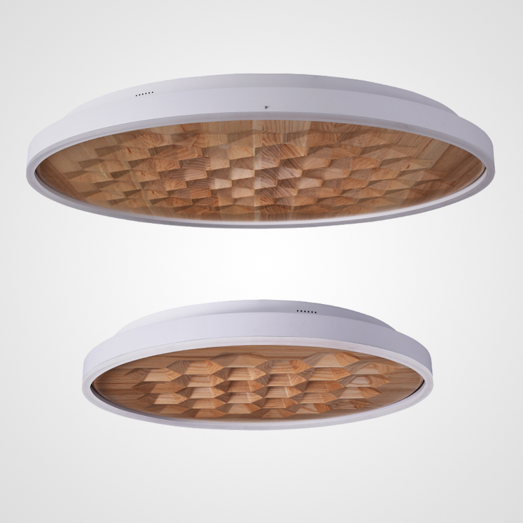 Потолочный светильник HONEY D60 White/Light wood by ImperiumLoft