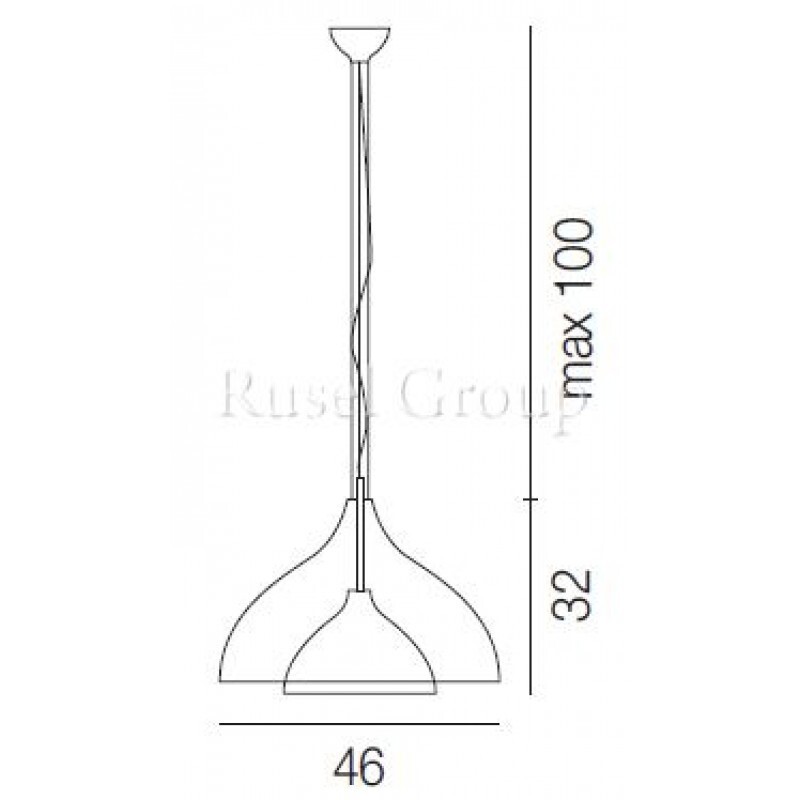 Подвесной светильник Vistosi ALMA SP