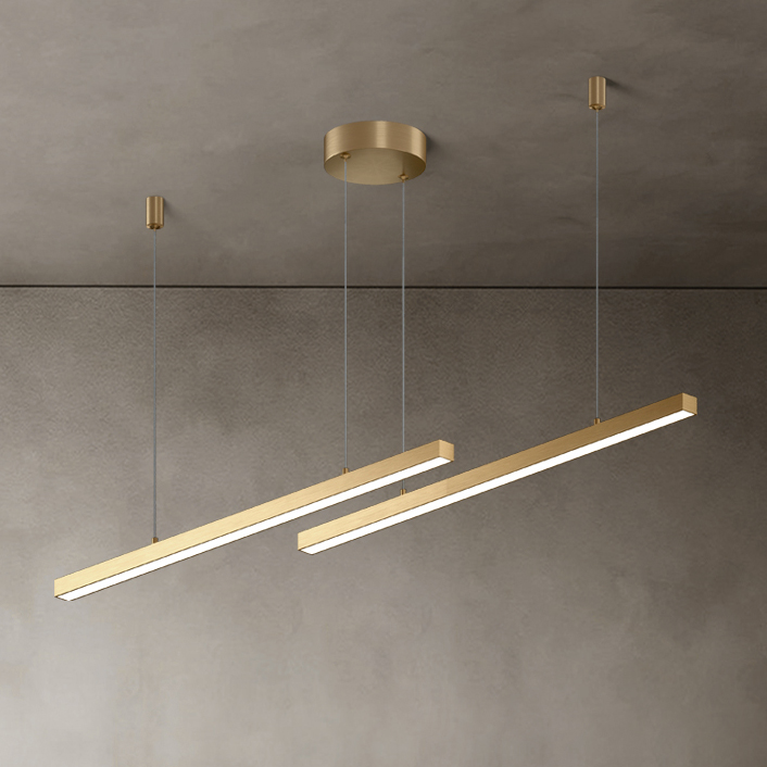 Подвесной светильник HELKEN DUO L95+135 Brass by ImperiumLoft