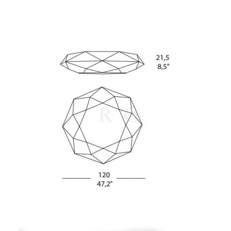 Потолочный светильник Morosini Diamond PP 120 Потолочный светильник Morosini Diamond PP 120