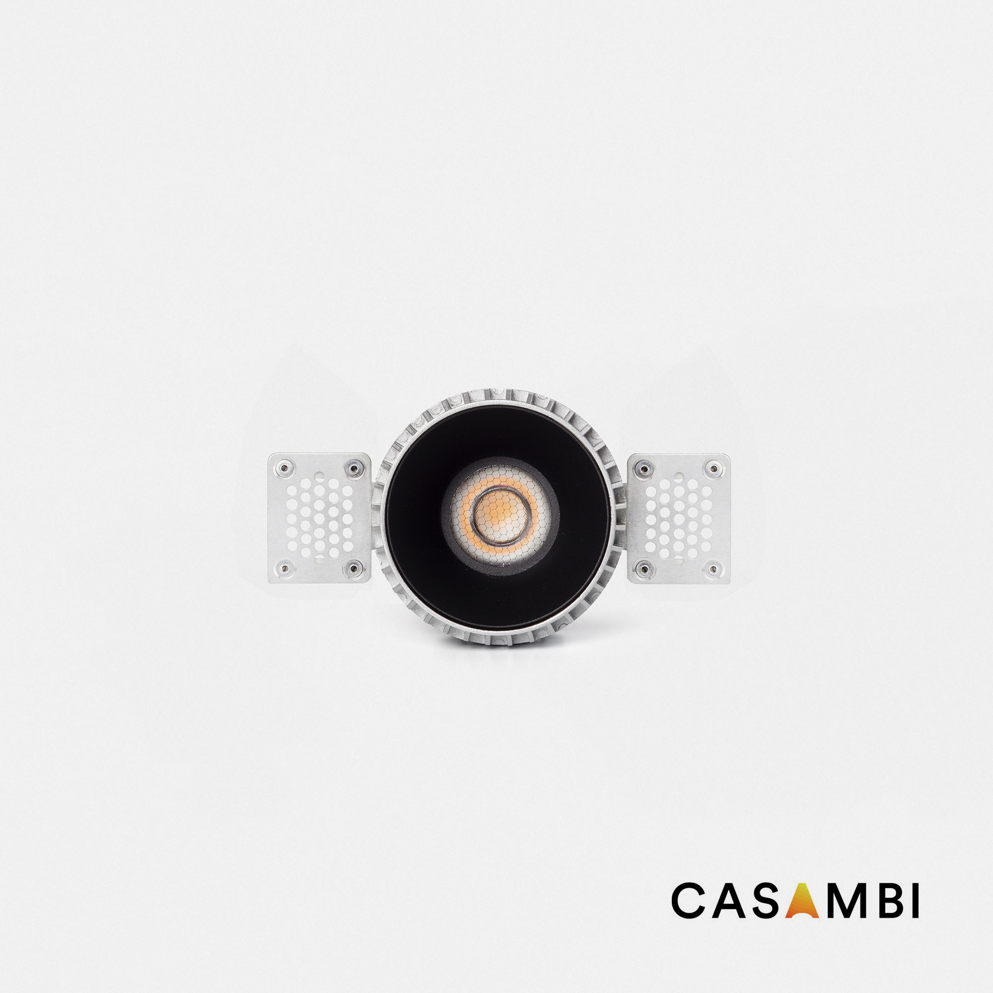 Tulipa Черный встраиваемый даунлайт без рамки 7W 55° 3000K CRI90 Casambi Faro