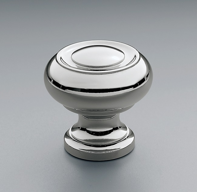 Ручка-кнопка Restoration Hardware Hanson d.2.5 Polished Chrome