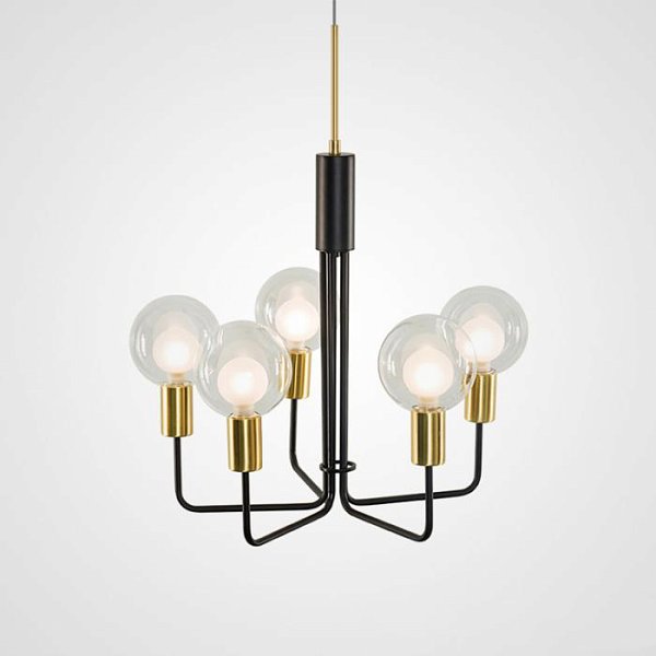 Подвесная люстра PEARL L5 Transparent by ImperiumLoft