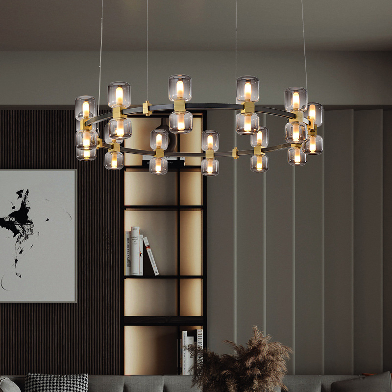Подвесная люстра WENDEL L12 Grey by ImperiumLoft