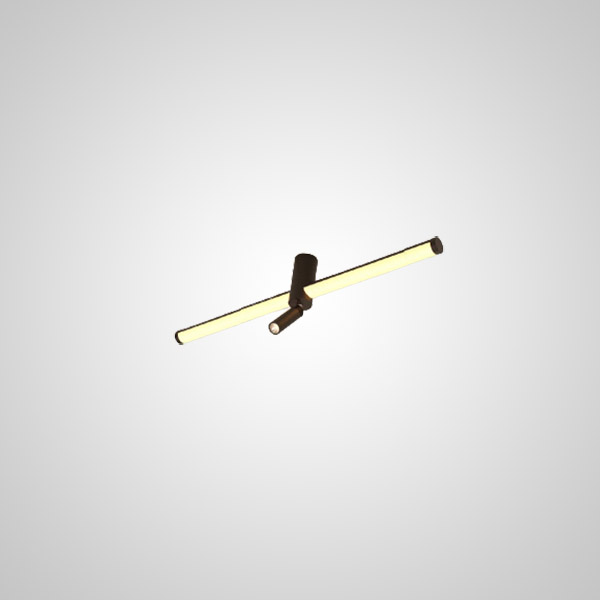 Потолочный светильник FORCE C L100 Black by ImperiumLoft