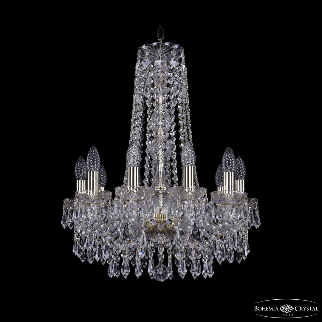 Люстра хрустальная 1403/10/160/h-61 G