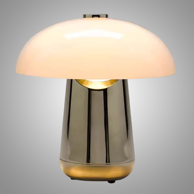 Настольная лампа Ongo Chrome White by ImperiumLoft