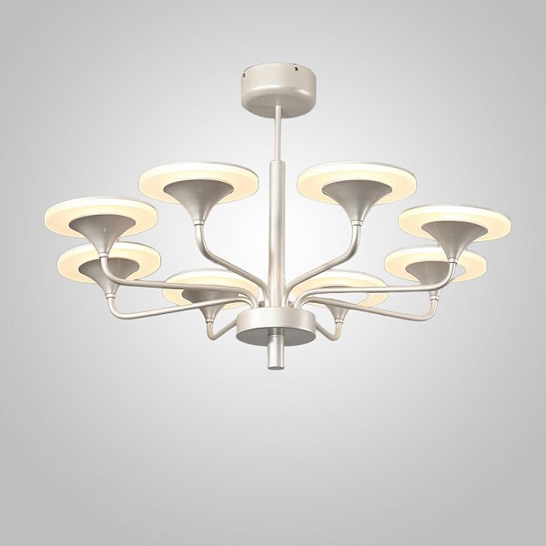 Люстра на штанге PILLAR L8 Silver by ImperiumLoft