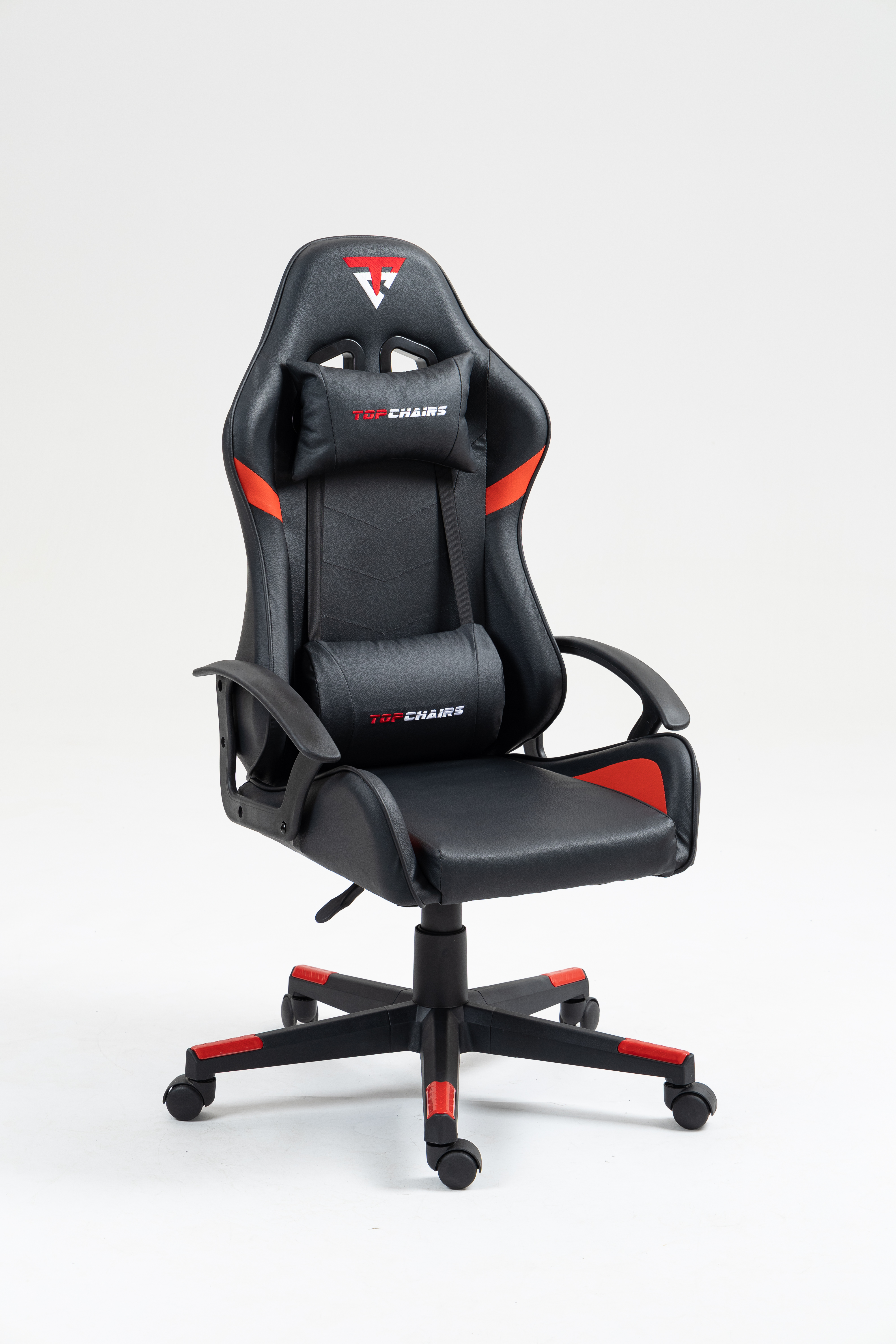 Кресло спортивное TopChairs Warden черно-красный Stool Group