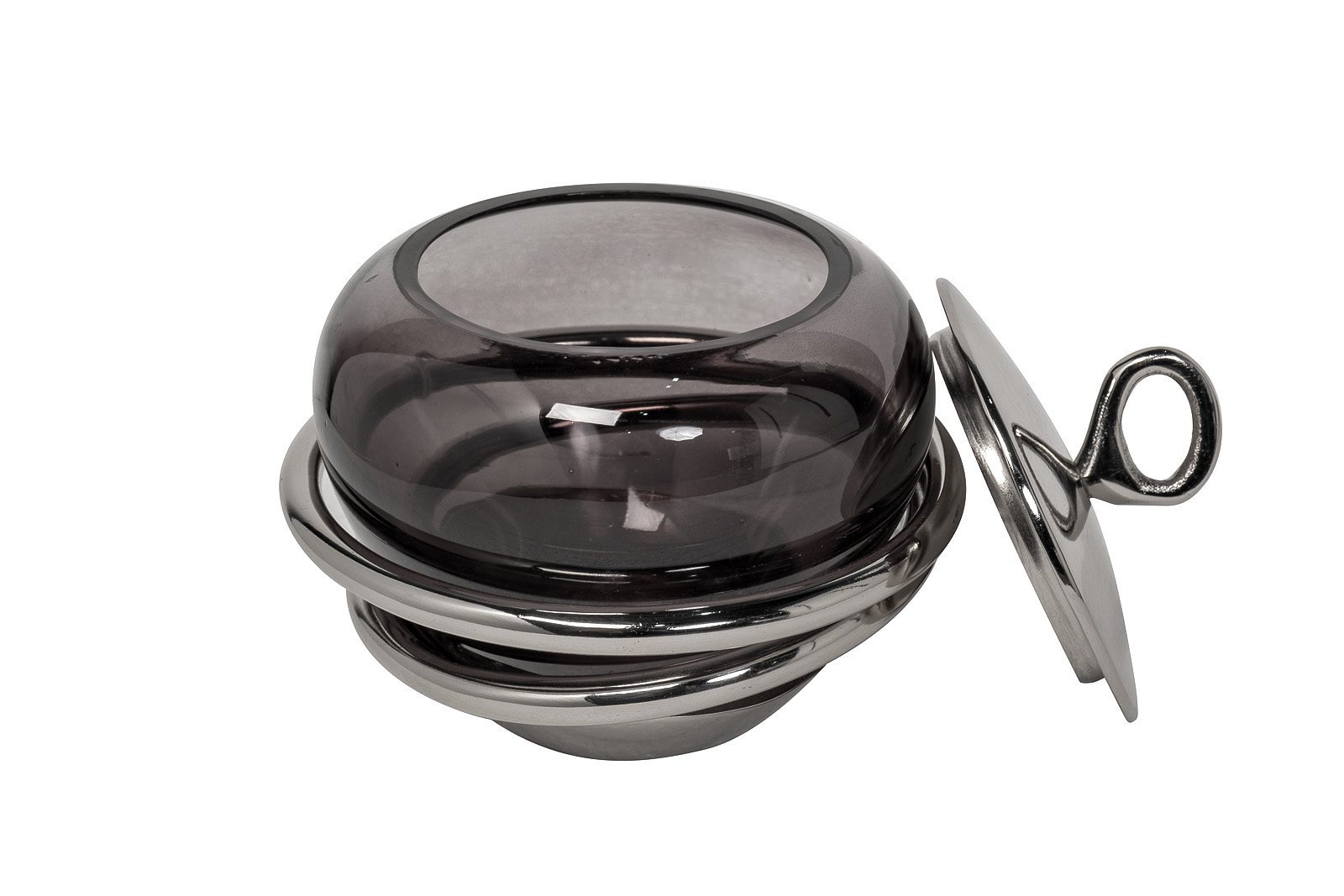 Органайзер для ватных дисков стеклянный Garda Decor 69-22212