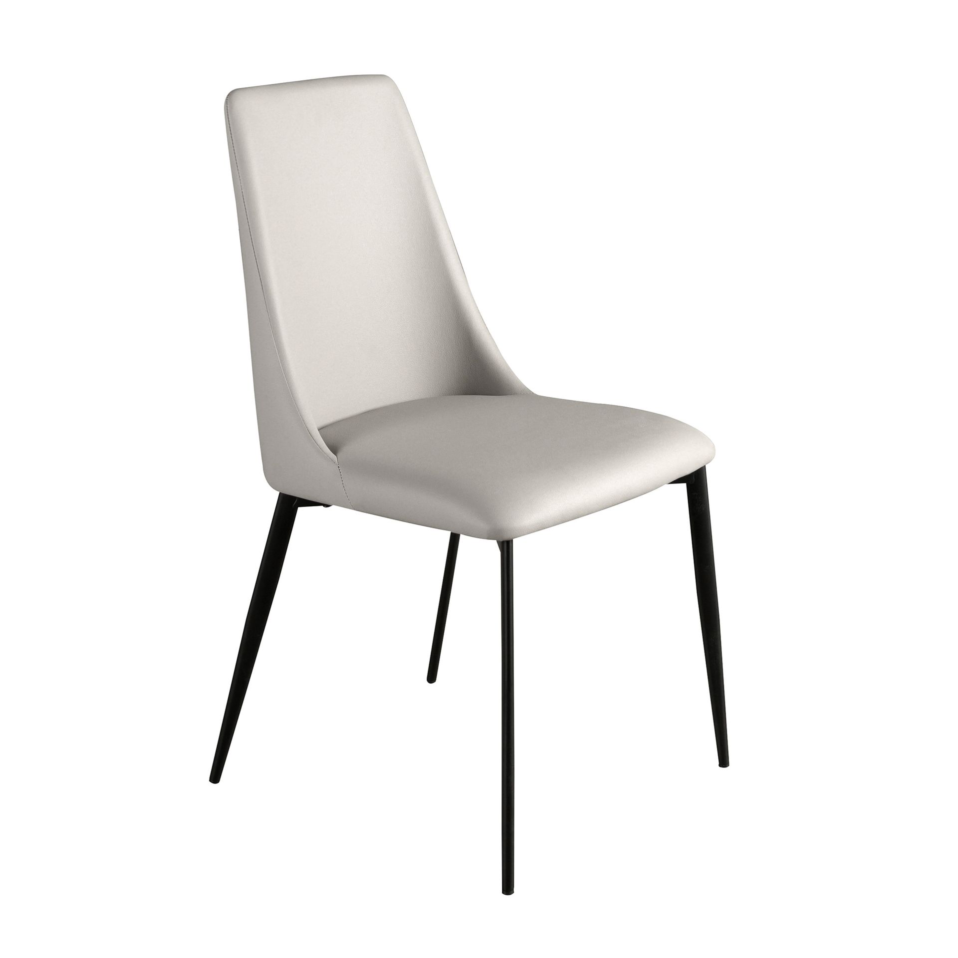 Стул 4184 из экокожи песочного цвета Angel Cerda