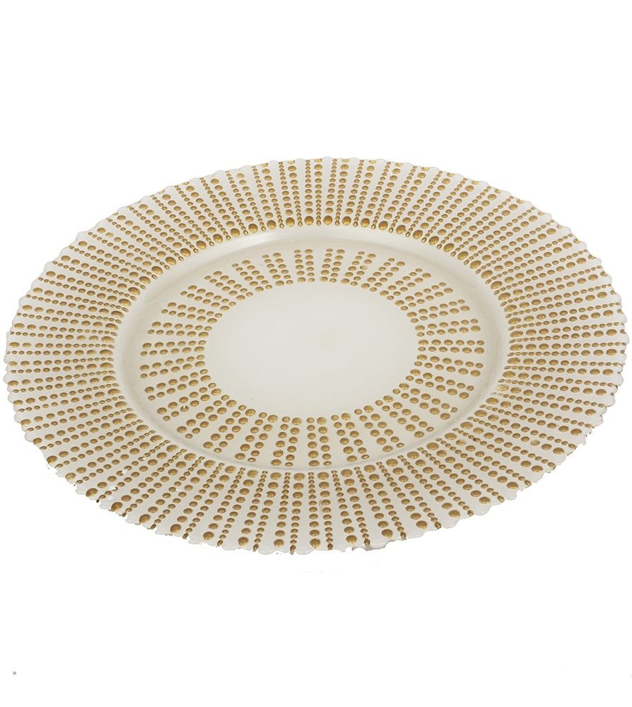 Тарелка декоративная Glasar 75842