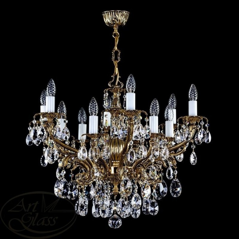 Люстра Artglass ETELA XII. WHITE GOLD CE