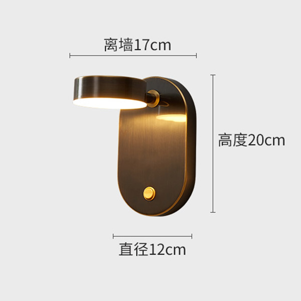 Настенный светильник KAPPA B Black by ImperiumLoft