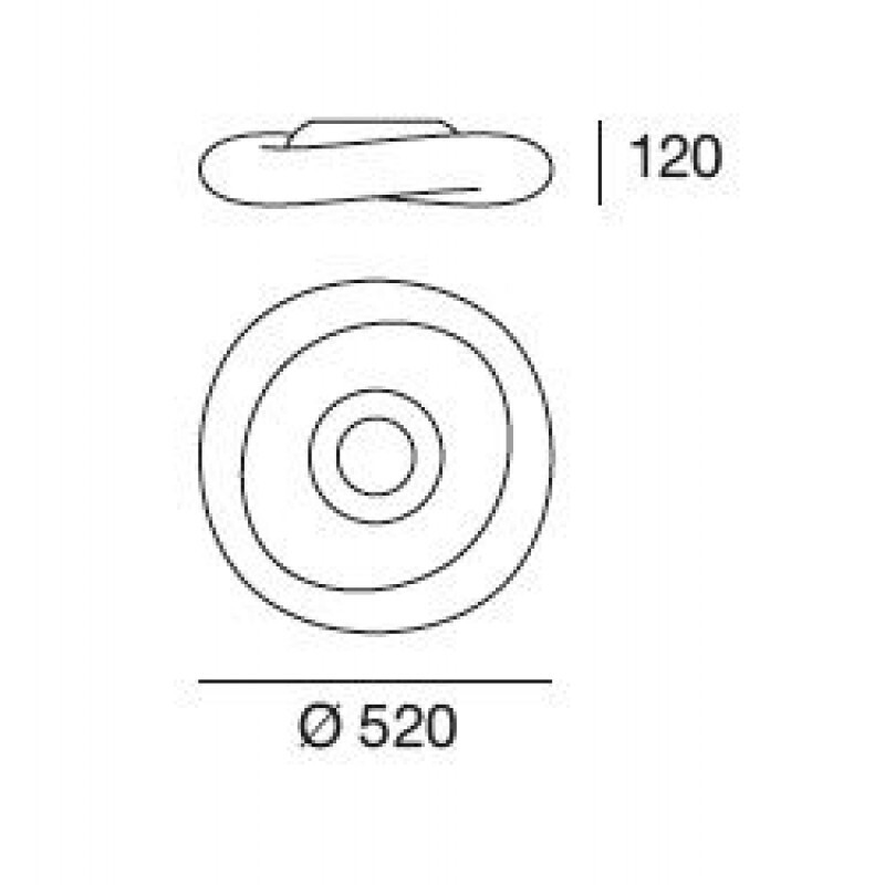 Потолочный светильник Linea Light Mr. Magoo 7792