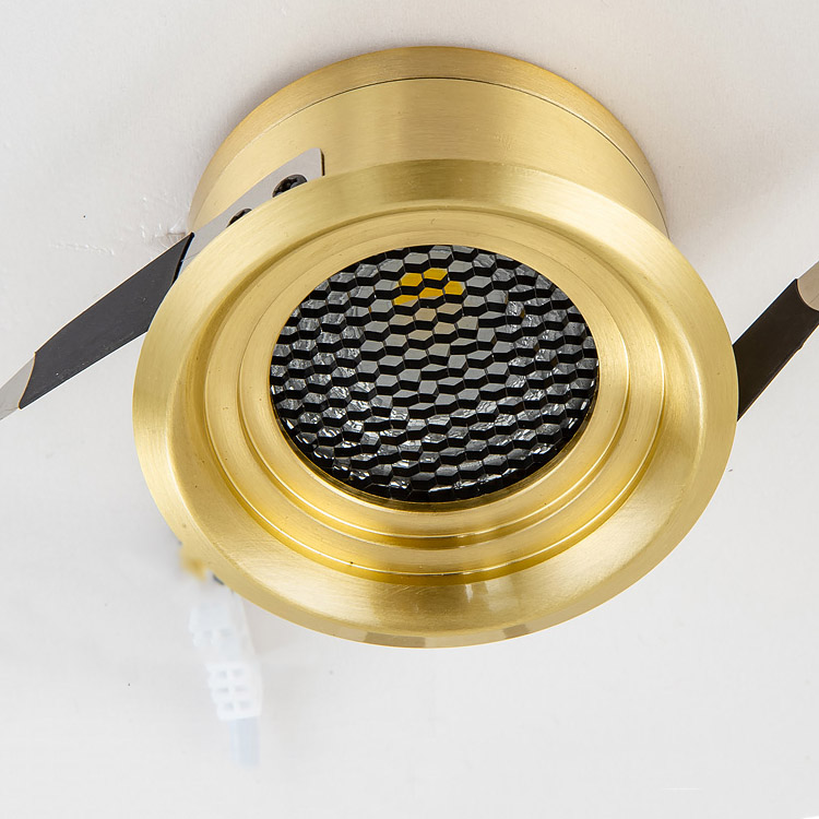 Точечный светильник BIO Brass Black 3W by ImperiumLoft