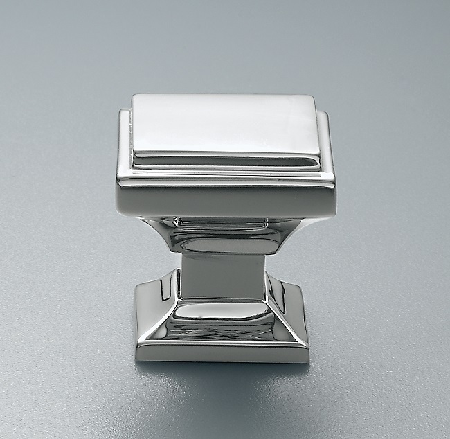 Ручка-кнопка Restoration Hardware Dillon L.3.2 Polished Chrome