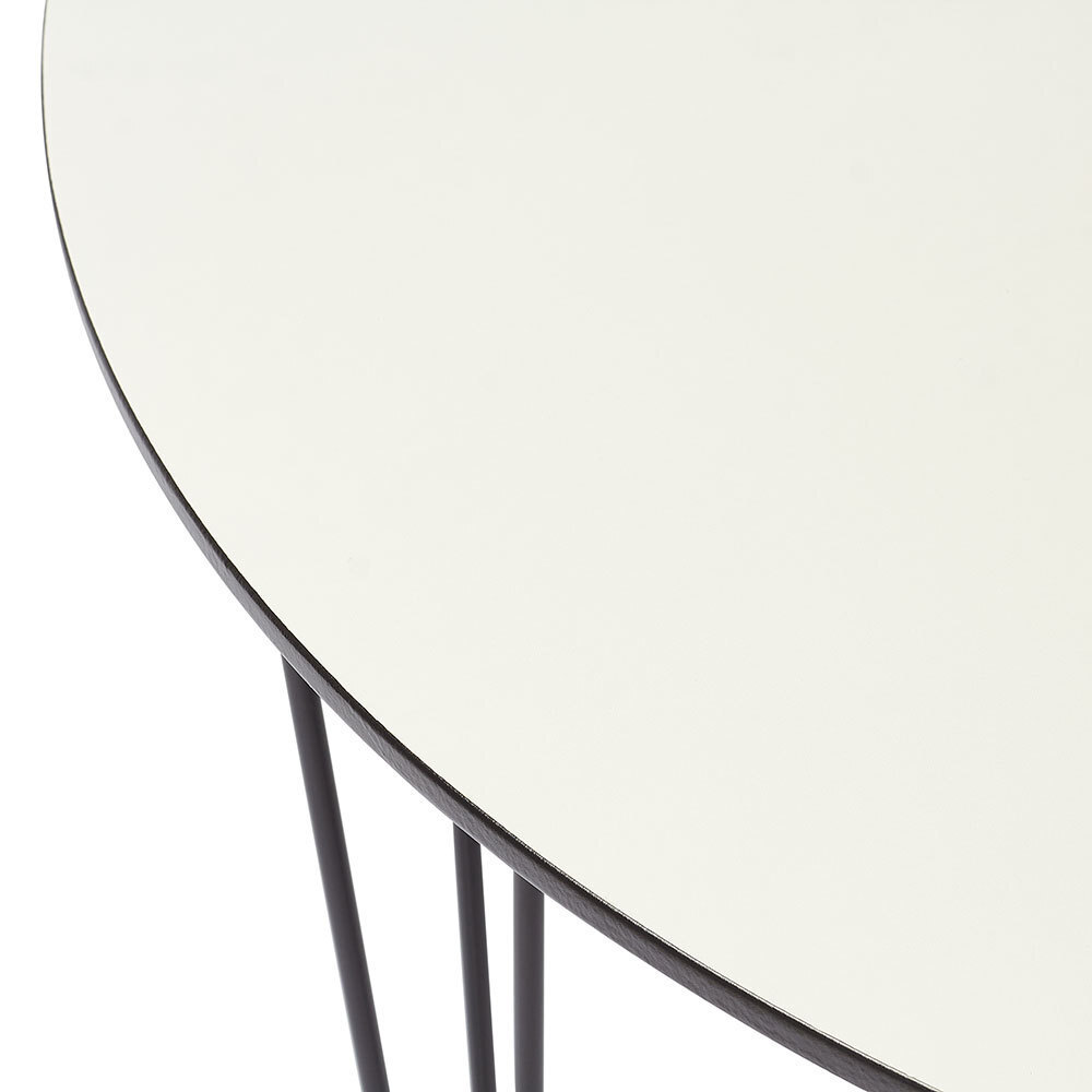 Стол Solution белый с чёрным, 100см Bradex Home FR 0626