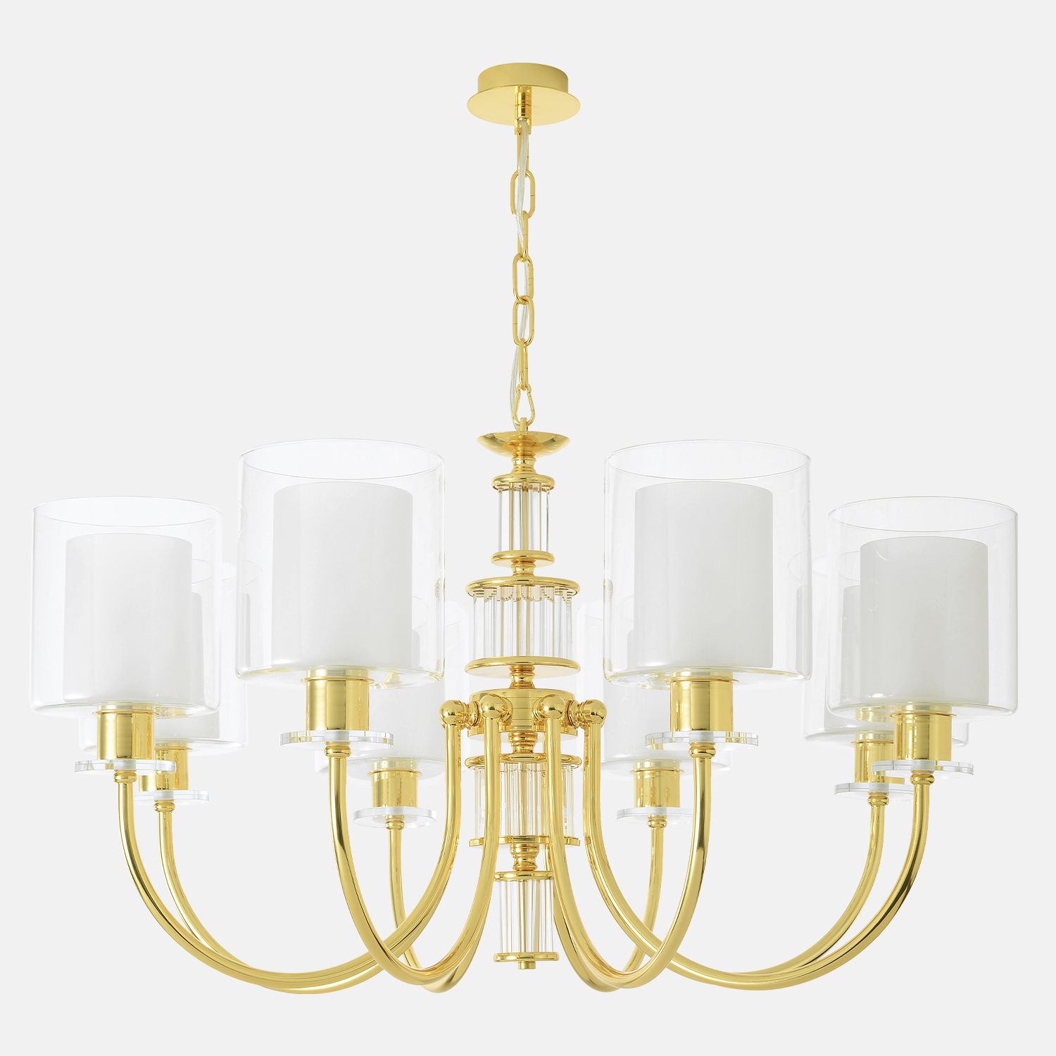 Люстра Crystal Lux ELENA SP8 GOLD