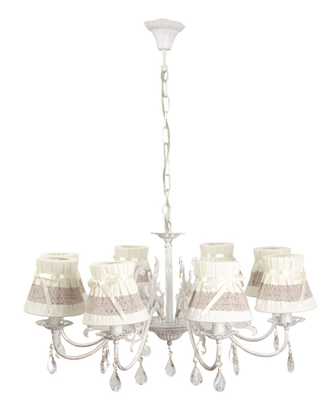 Подвесная люстра Abrasax L.5401-8CREAM/G