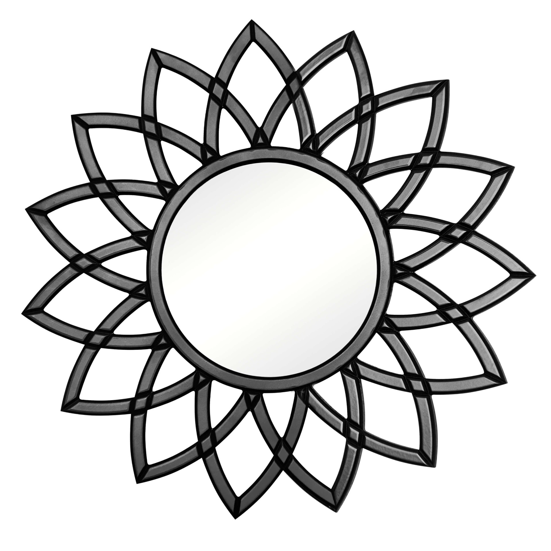 Зеркало BountyHome Shiny Black mv043-black