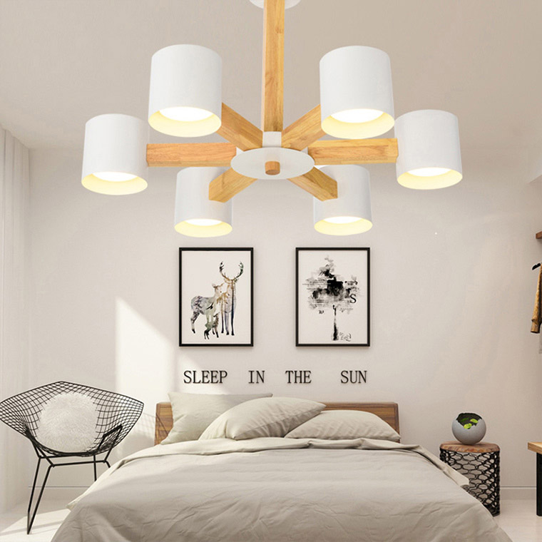 Люстра на штанге MALMO L8 White by ImperiumLoft