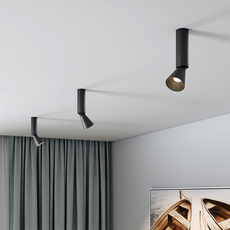 Спот Elektrostandard 25107/LED черный