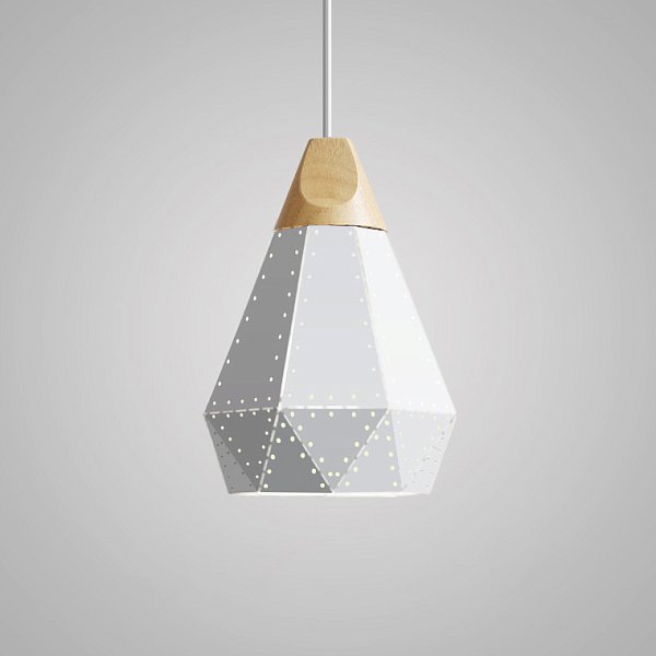 Подвесной светильник EDGE D22 B White by ImperiumLoft