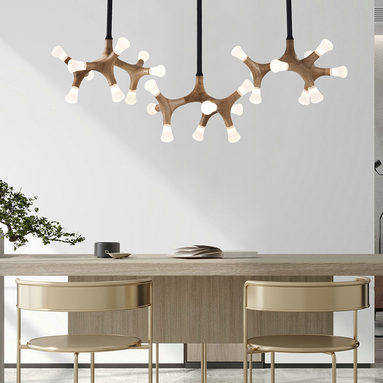 Потолочный светильник SANTANA L18 Dark brown by ImperiumLoft