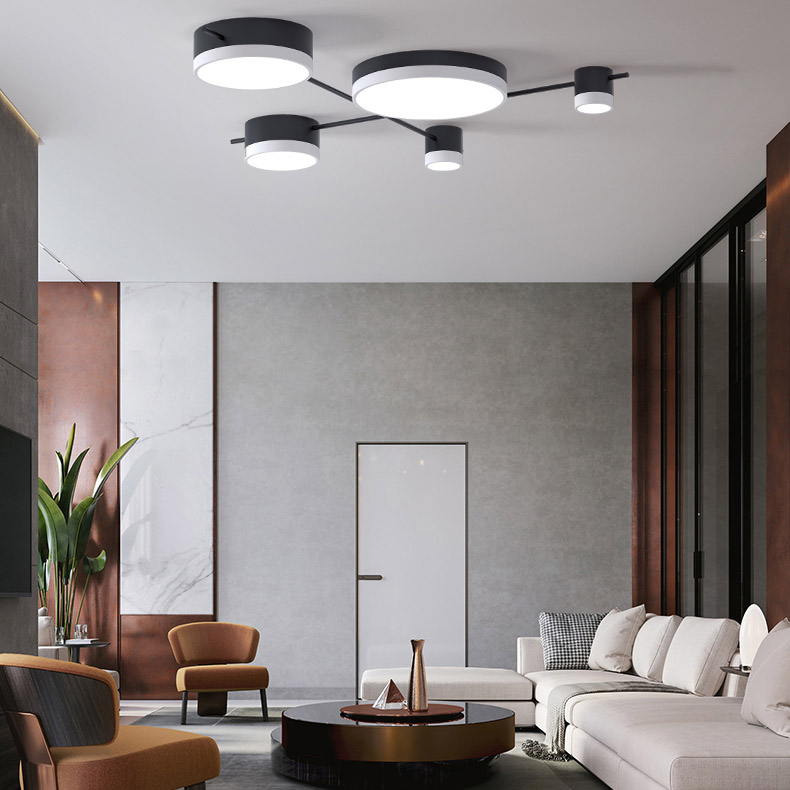 Потолочная люстра CHUTE С Black by ImperiumLoft