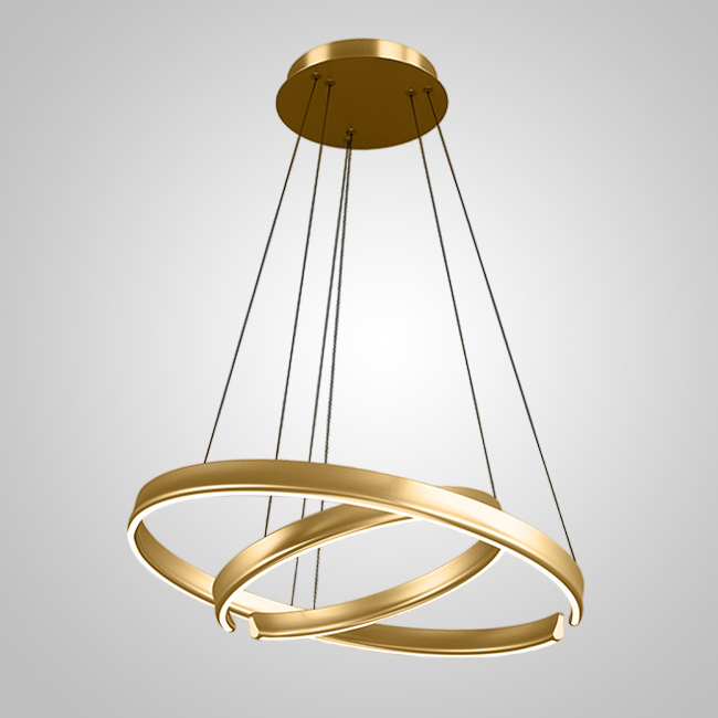 Подвесная люстра VEIKKO D65+45 Brass by ImperiumLoft