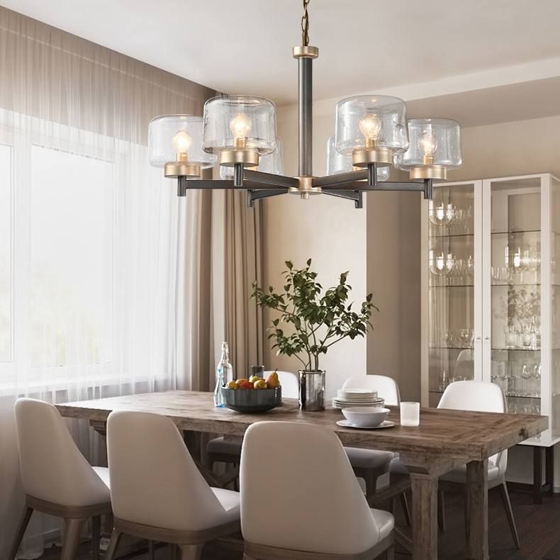 Подвесная люстра POT D70 5 lamps Blue by ImperiumLoft