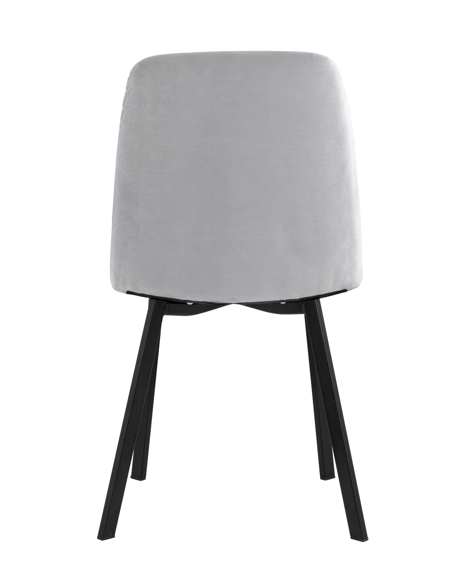 Стул Oliver Square велюр светло-серый Stool Group
