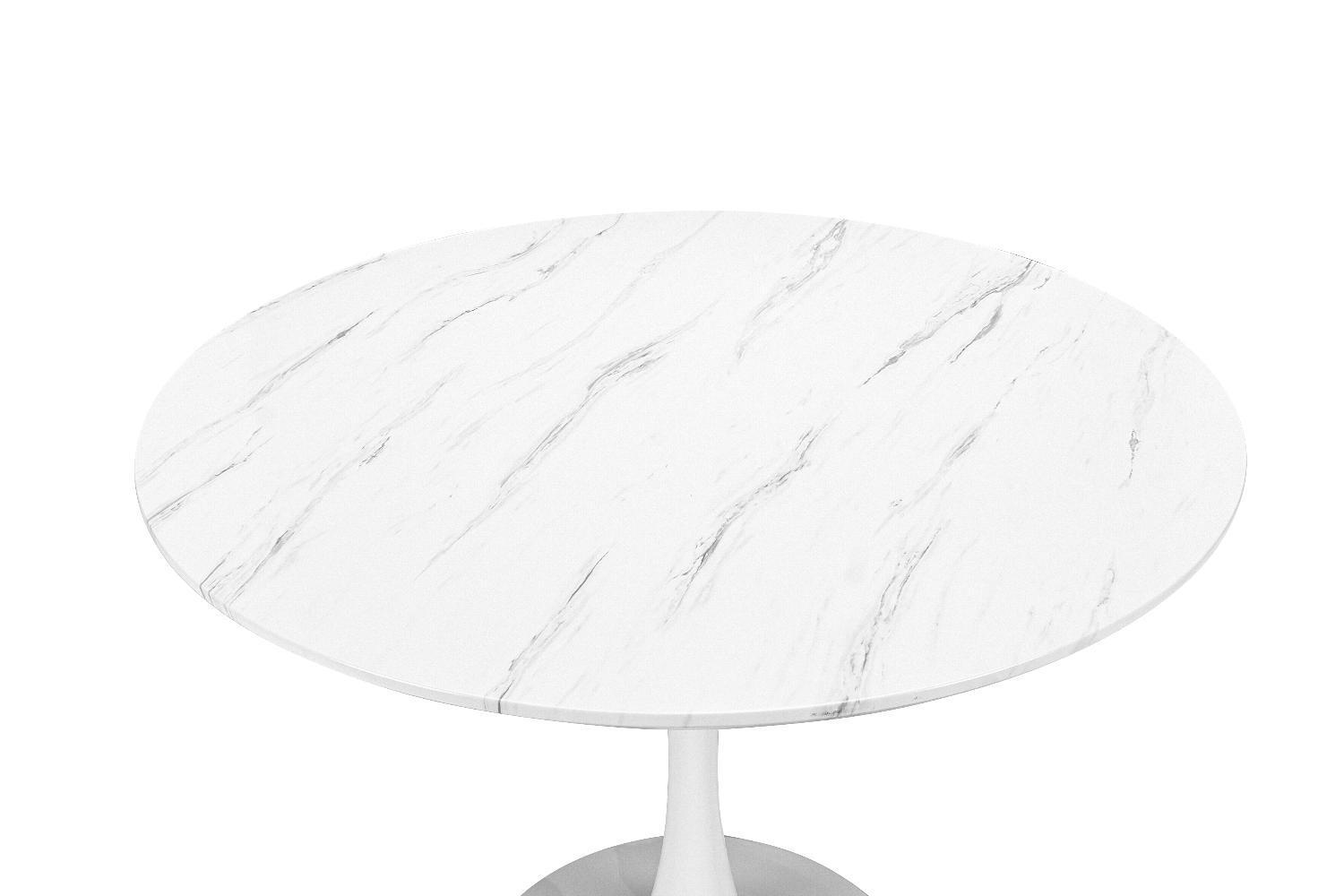 Стол Tulip белый мрамор, 90см Bradex Home FR 0406