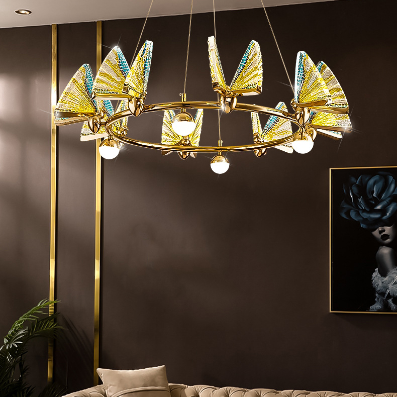 Подвесная люстра AMELIS LUX D63 Transparent 4000К by ImperiumLoft