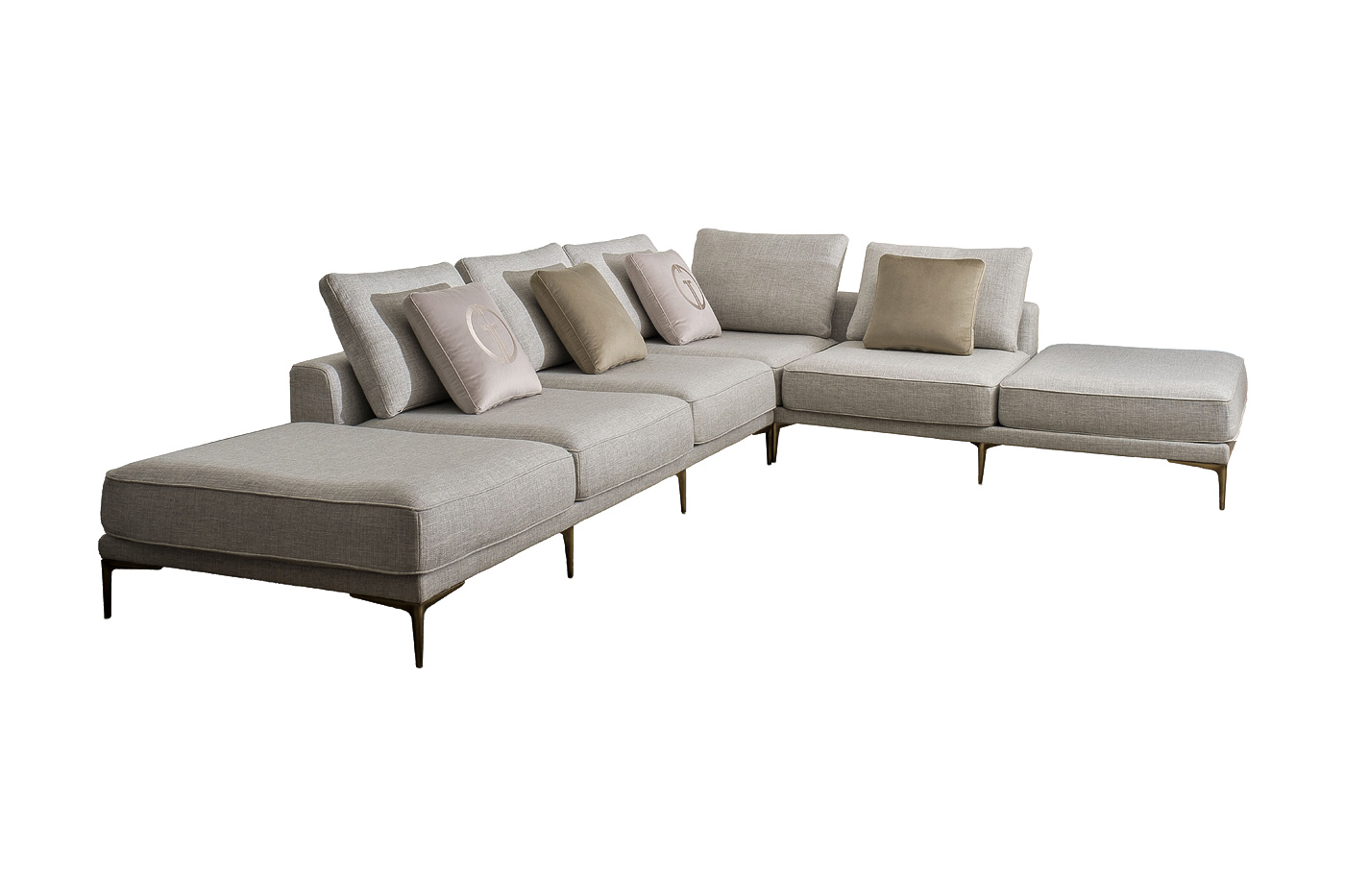 Диван модульный Garda Decor Комплект мебели №49 модульный Диван Tesoro