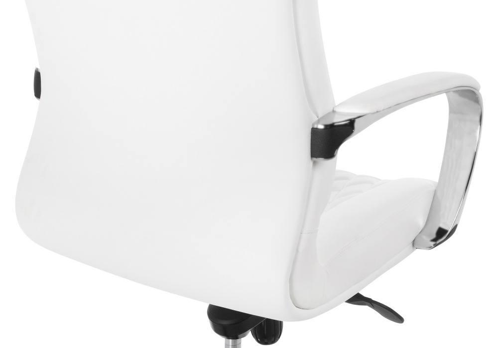 Компьютерное кресло Woodville Damian white / satin chrome 15429