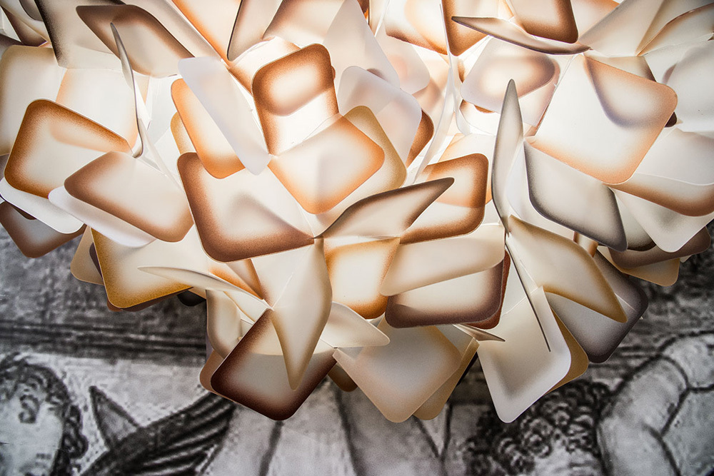 Настенный/Потолочный светильник Slamp Clizia Large Orange