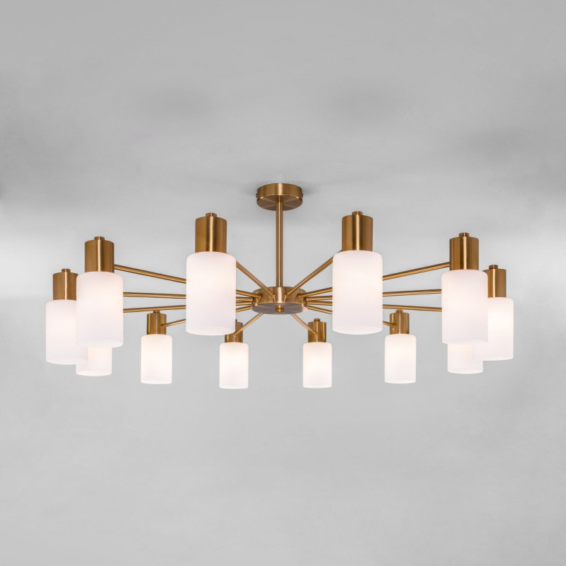 Люстра на штанге Eurosvet 70160/12 латунь Smart