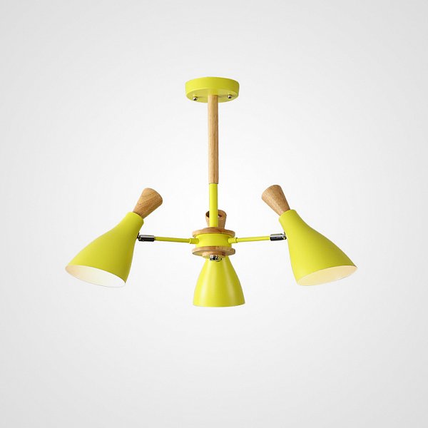 Люстра на штанге TUNE L3 Yellow by ImperiumLoft