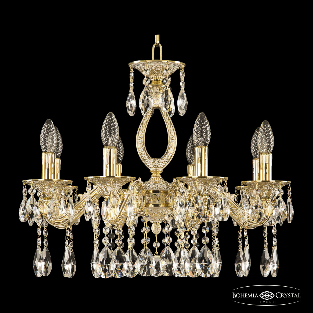 Люстра бронзовая с хрусталём 71302/8/175 A GW