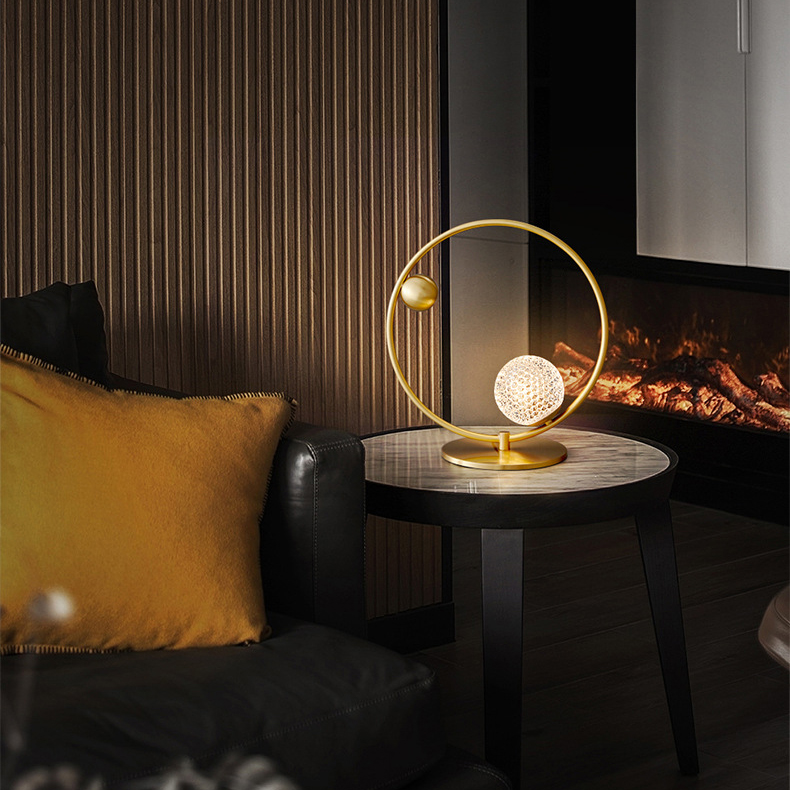 Настольная лампа HOOP TAB LUX D22 by ImperiumLoft