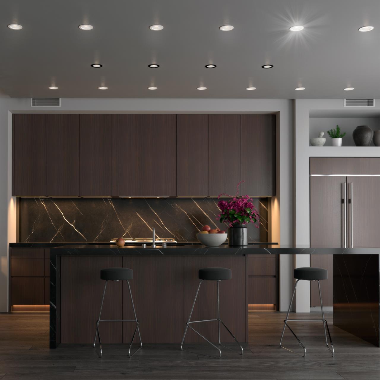 Встраиваемый светодиодный светильник с переключателем цветовой температуры Novotech 358949